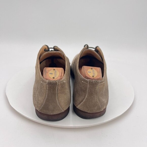 To Boot New York Adam Derrick Men Size 9 Brown Suede Plain Toe Derby Dress Shoes - Picture 6 of 15
